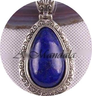 Pingente Lapis Lazuli Vintage